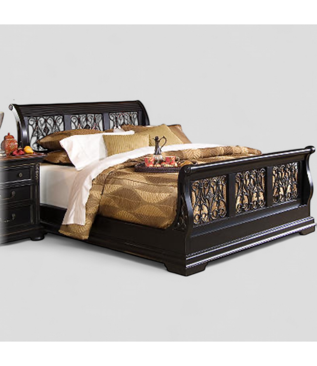 48306 7-Piece King Monaco Sleigh Bed Frame