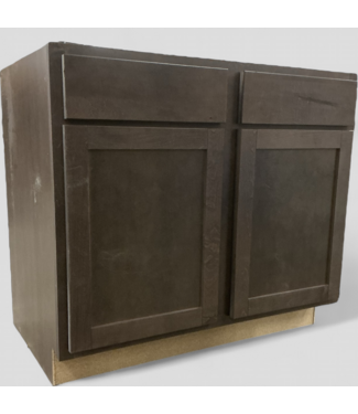 48312 Walnut Base Cabinet 39"W