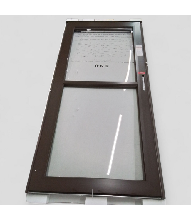 48311 Larson Platinum Split Full View 36" x 81" Storm Door