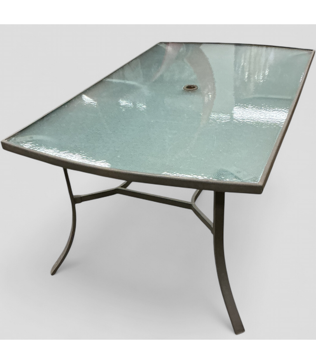 48330 Glass Patio Table 38"W