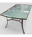 48330 Glass Patio Table 38"W