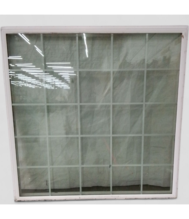 48334 White Vinyl 25 Grid Fixed Window 59.5"W x 59.5"H