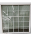 48334 White Vinyl 25 Grid Fixed Window 59.5"W x 59.5"H