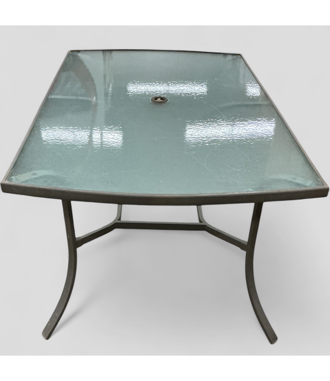 48330 Glass Patio Table 38"W