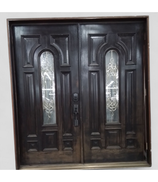 48343 Elegant Prehung Double Entry Doors 74"W x 81.5"H