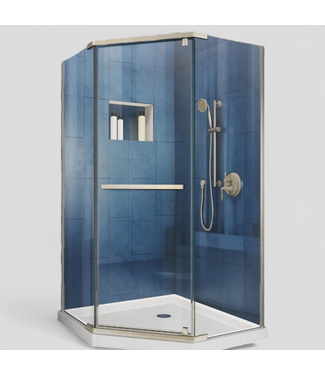 48351 DreamLine Prism Neo Angle Pivot Shower Door
