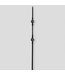 48358 Double Basket 1/2" Sq. Baluster Satin Black 10-pk