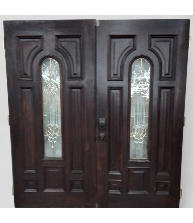 48343 Elegant Prehung Double Entry Doors 74"W x 81.5"H