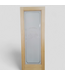 48364 Natural Pine & Frosted Glass Laundry Door 30" x 80"