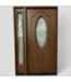 48368 1/4 Lite Oval Prehung Exterior With Sidelight 51 x 81.25