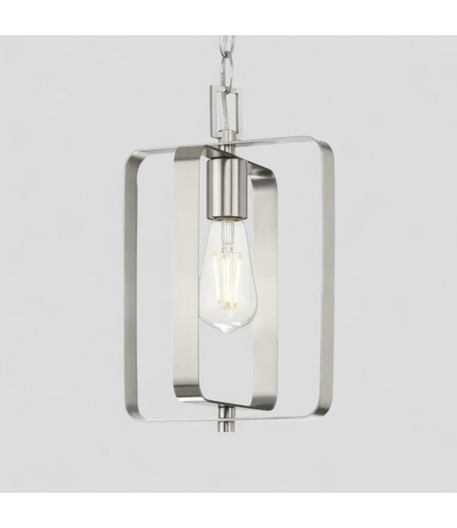 48373 Progress Lighting McColl Nickel Mini Pendant Light