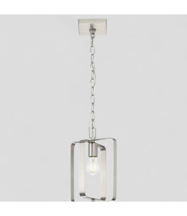 48373 Progress Lighting McColl Nickel Mini Pendant Light