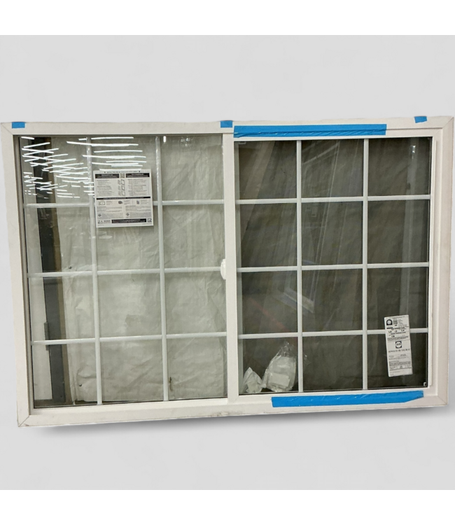 48383 Pella Sliding Gridded Window 70"W x 47.5"H