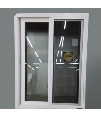 48387 Pella White Vinyl Sliding Patio Door w/Blinds 60" x 80"