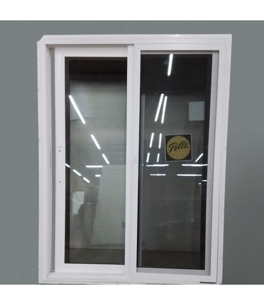 48387 Pella White Vinyl Sliding Patio Door w/Blinds 60" x 80"