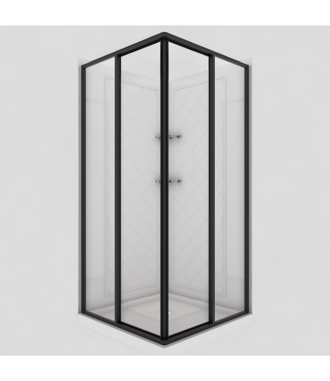 48395 DreamLine Cornerview 3-Piece Corner Shower Kit