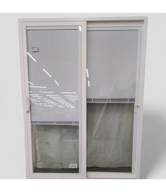 48399 Jeld-Wen 60-in x 80-in White Vinyl Patio Door