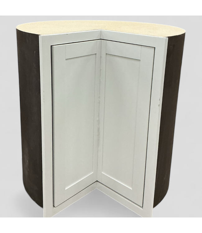 48407 Daisy White Lazy Susan 30"