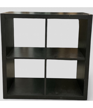 48411 Espresso Brown 4-Square Shelf 30"W