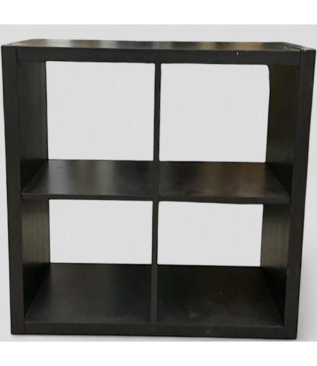 48411 Espresso Brown 4-Square Shelf 30"W