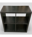 48411 Espresso Brown 4-Square Shelf 30"W