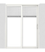 48399 Jeld-Wen 60-in x 80-in White Vinyl Patio Door