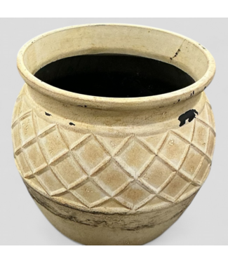 48413 Allen+Roth Large Beige Planter 76 Quarts.