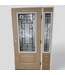 48415 Masonite Prehung Fiberglass Door & Sidelight 51"W