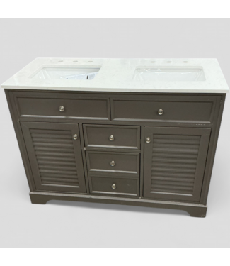 48417 Stone Gray 48"W Double Vanity