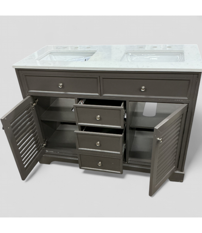 48417 Stone Gray 48"W Double Vanity