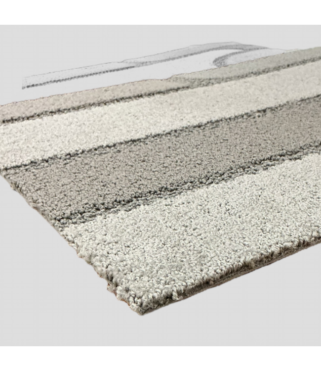 48428 Graphite Arc Rectangle Carpet Tiles 178 sq. ft.