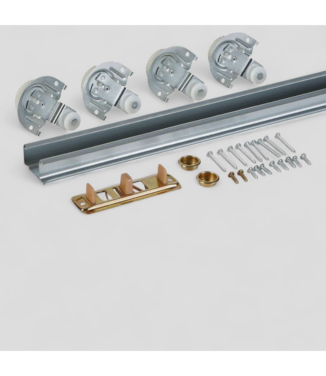 48442 72" Bi-Pass Door Sliding Closet Door Track Kit
