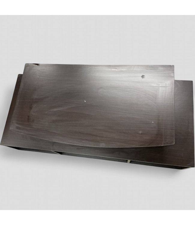 48355 Dark Brown 2 Tiered Media Console Table