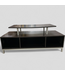 48355 Dark Brown 2 Tiered Media Console Table