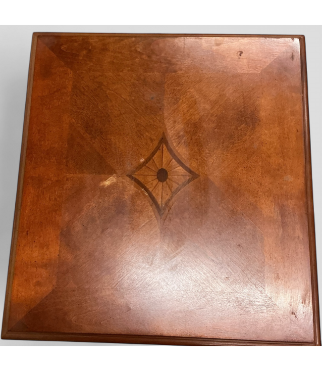 48456 Cherry Wood Square Side Table