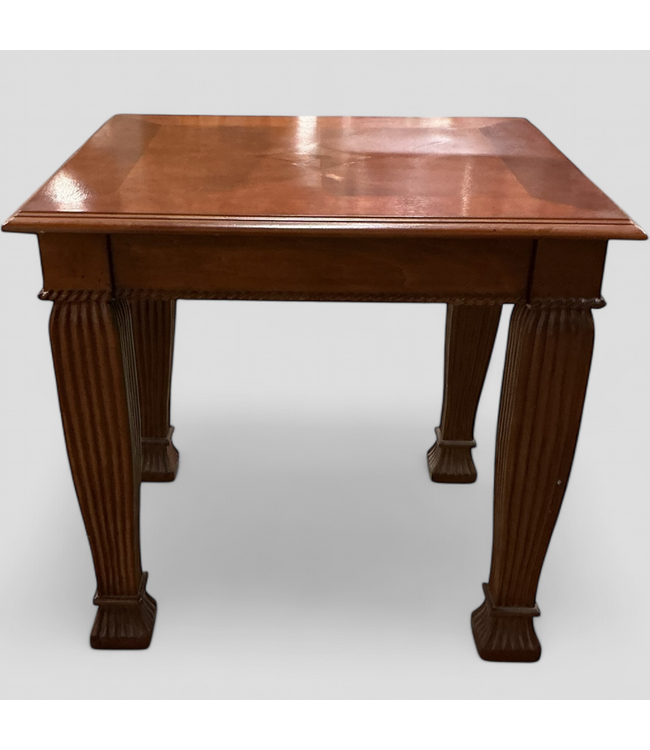 48456 Cherry Wood Square Side Table