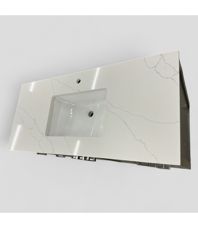 48447 Wyndham Miranda Bathroom Vanity W/Mirror & Top