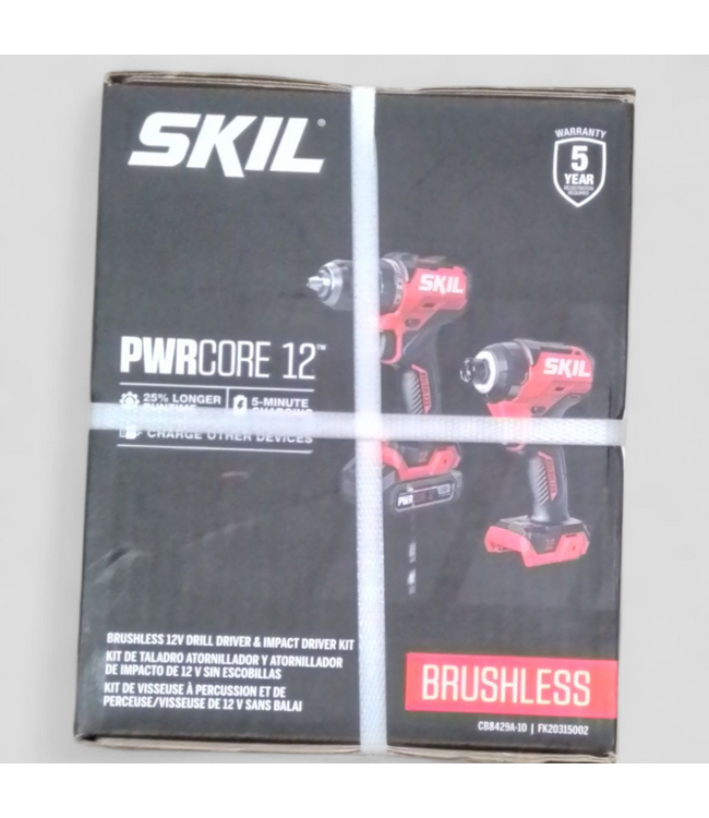 48469 Skil 12-volt 2-Tool Brushless Power Tool Combo Kit