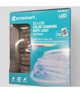 48471 EcoSmart 32 ft. RGB Plus Warm White Rope Light