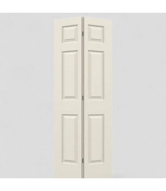 48486 Reliabilt 36-in x 80-in 6-panel Closet Bifold Door