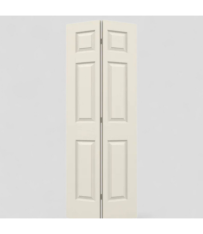 48486 Reliabilt 36-in x 80-in 6-panel Closet Bifold Door