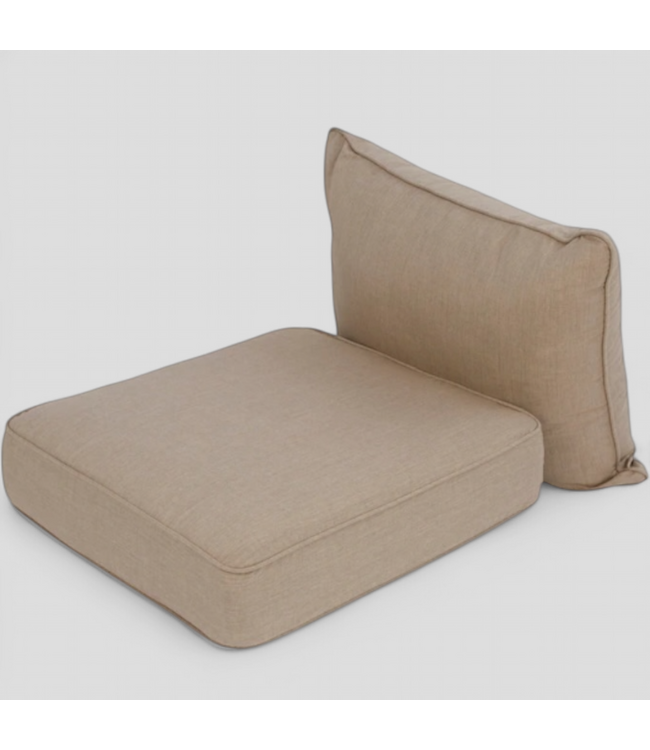 48490 Allen+Roth Cast Ash Deep Seat Patio Chair Cushion