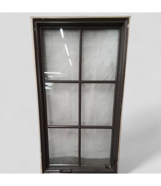 48492 Brown Aluminum Crank Out Window 29"W x 53"H