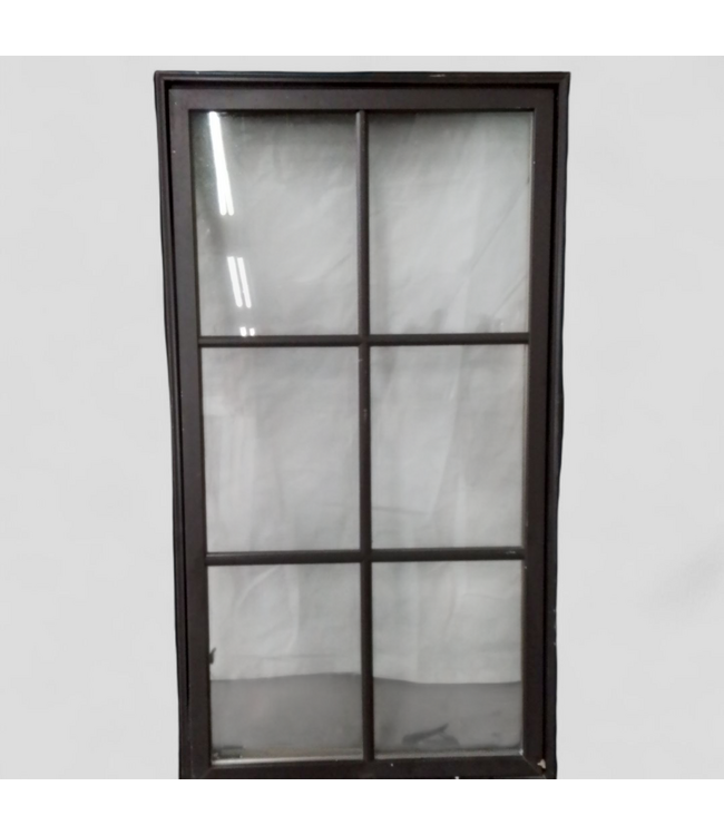 48492 Brown Aluminum Crank Out Window 29"W x 53"H