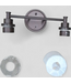 48520 2 -Light Oil-Rubbed Bronze Vanity Light