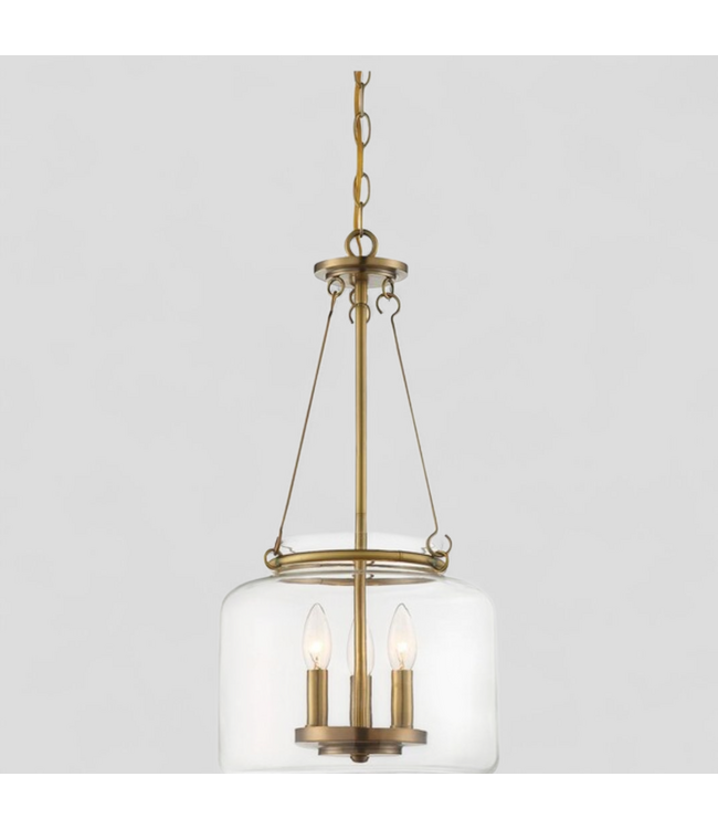 48541 Savoy House Essentials Akron 3 -Light Pendant light