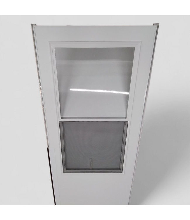 48560 Larson 20 Midview 36" x 81" White Storm Door