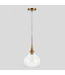 48562 Hailey Home 1-Light Brass Hanging Pendant Light