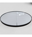 48564 Origin 21 Round Black Framed Wall Mirror 24" x 24"