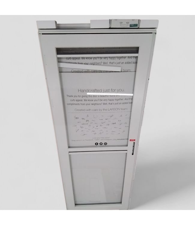 48567 Larson Platinum Split Full View 36" x 96" Storm Door